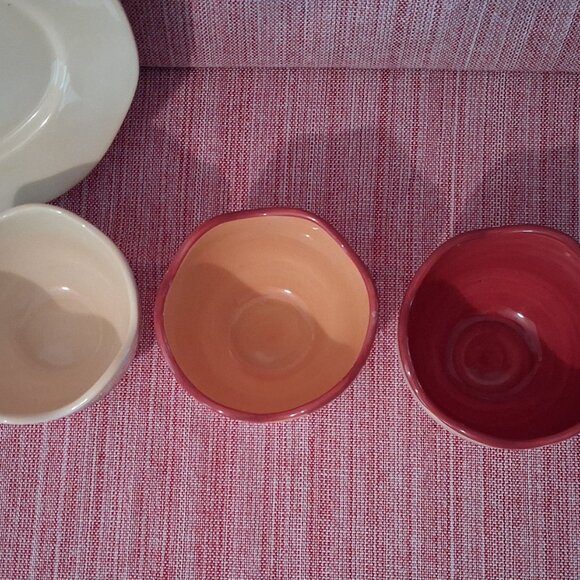 Gail Pittman Sienna 4 Pc. Tidbit Bowls and Tray Southern Living At Home - Picture 7 of 8